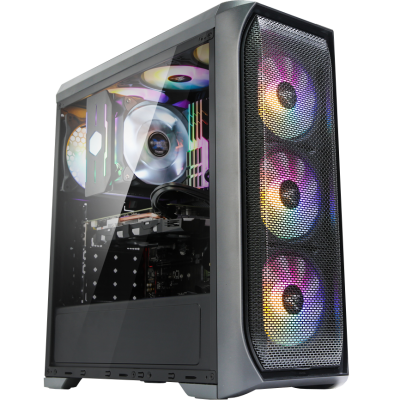 Компьютер GANSOR-2301342  AMD Ryzen 5 7400F 3.7 ГГц, B650M, 16Гб DDR5 6000 МГц, SSD M.2 500Гб, HDD 2Тб, RTX 5060 Ti 16Гб (NVIDIA GeForce), 700Вт, Midi-Tower (Серия OPTIMAL)