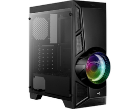 Корпус AeroCool Aero Engine RGB Tempered Glass Black