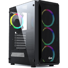 Корпус Powercase Mistral Z4 Mesh LED Black