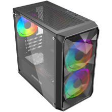 Корпус Powercase Mistral Micro A3B ARGB Black