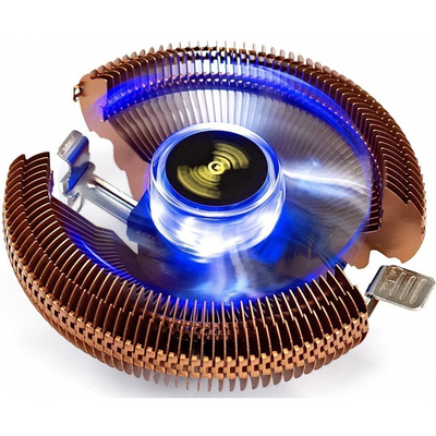 Кулер ExeGate Wizard EE91-PWM.Cu.BLUE [80W]