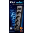 Сетевой фильтр Pilot m-MAX, 3м (4 розетки) черный