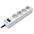 Сетевой фильтр Pilot SG, 1.8м (4х8 розетки) белый