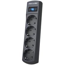 Сетевой фильтр Pilot m-MAX, 10м (4 розетки) черный