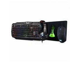 Игровой комплект 4в1 (клавиатура,мышь,гарнитура,коврик) Smartbuy RUSH Venom (SBC-775G-K)