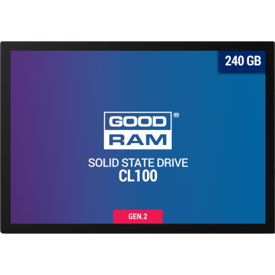 Твердотельный накопитель 240Гб SSD GOODRAM CL100 Gen.2 [SSDPR-CL100-240-G2]