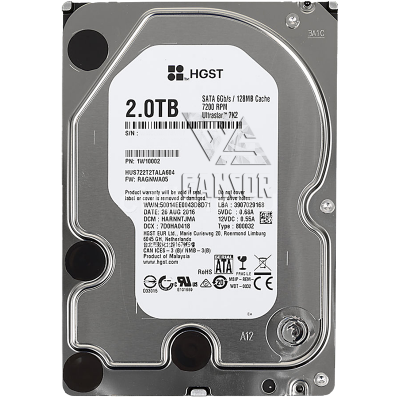 Жесткий диск 2Тб SATA-III HGST [Hitachi] Ultrastar 7K2 [1W10002]