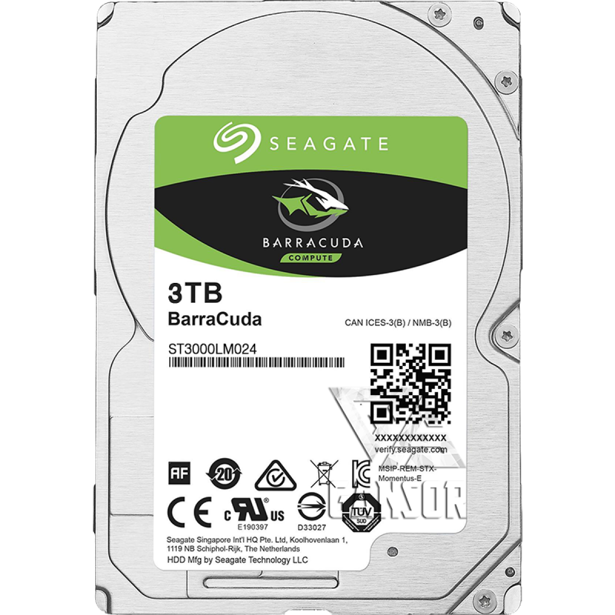 Жесткий диск 3Тб SATA-III Seagate Barracuda [ST3000LM024]