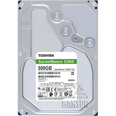 Жесткий диск HDD 5000Гб SATA-III Toshiba S300 Surveillance [HDWT150UZSVA, 5400rpm, 128Mb]