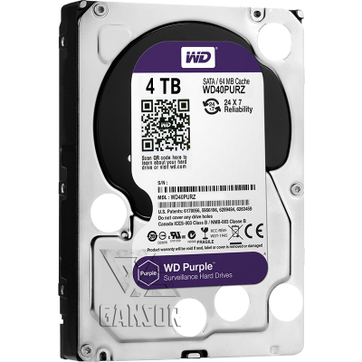 Жесткий диск 4Тб SATA-III Western Digital Purple [WD40PURZ]