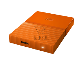 Внешний жесткий диск 1Тб Western Digital My Passport Orange [WDBBEX0010BOR]