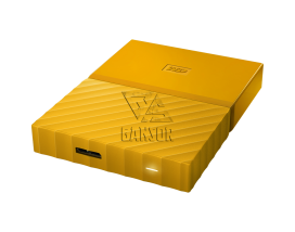 Внешний жесткий диск 1Тб Western Digital My Passport Yellow [WDBBEX0010BYL]