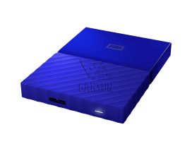 Внешний жесткий диск 1Тб Western Digital My Passport Blue [WDBBEX0010BBL]