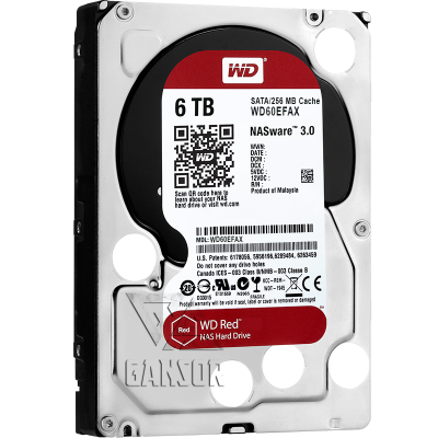 Жесткий диск 6Тб SATA-III Western Digital Red [WD60EFAX]