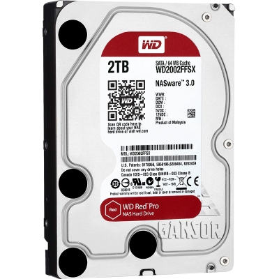 Жесткий диск 2Тб SATA-III Western Digital Red Pro [WD2002FFSX]