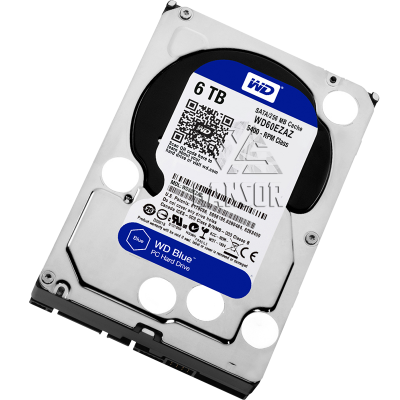 Жесткий диск 6Тб SATA-III Western Digital Blue [WD60EZAZ]