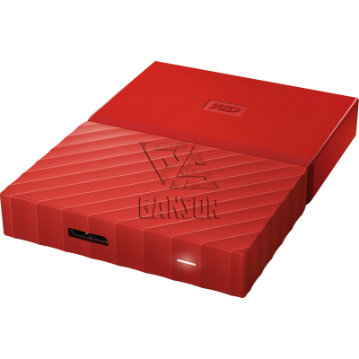 Внешний жесткий диск 1Тб Western Digital My Passport Red [WDBBEX0010BRD]