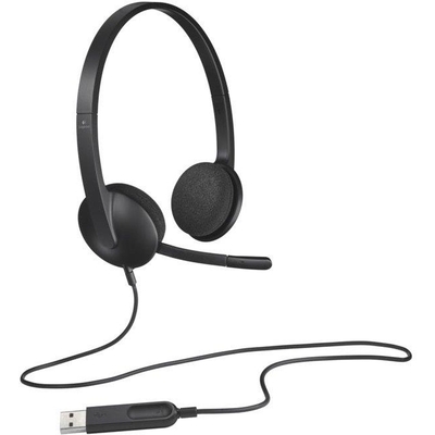 Компьютерная гарнитура Logitech USB Headset H340