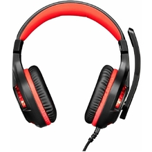 Компьютерная гарнитура Oklick HS-L610G черный/красный