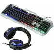Игровой комплект 4в1 (клавиатура,мышь,гарнитура,коврик) OKliCK HS-HKM300G PIRATE