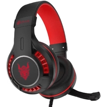 Компьютерная гарнитура OKliCK HS-L610G (черный/красный)