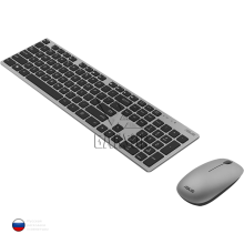 Клавиатура и мышь (беспроводной комплект) ASUS W5000 Серый