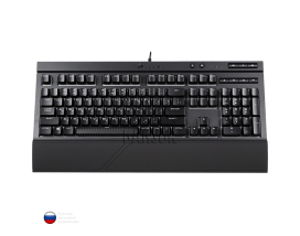 Клавиатура механическая игровая Corsair K68 RGB Cherry MX Red [CH-9102010-RU] Чёрная