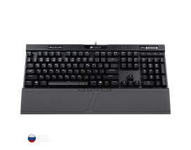 Клавиатура механическая игровая Corsair K70 RGB MK.2 Cherry MX Blue [CH-9109011-RU] Чёрная