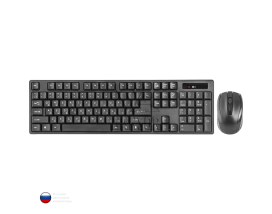 Клавиатура и мышь (беспроводной комплект) Defender C-915 Чёрный