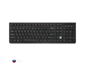 Клавиатура беспроводная Defender UltraMate SM-535 Чёрная