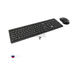 Клавиатура и мышь (беспроводной комплект) Defender Columbia C-775 Чёрный