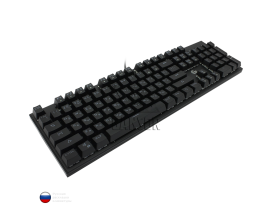 Клавиатура механическая игровая Gembird KB-G550L Чёрная