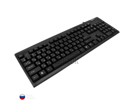 Клавиатура Gembird KB-8300-BL-R PS/2 Чёрная