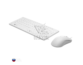 Клавиатура и мышь (проводной комплект) HP Keyboard and Mouse Healthcare Edition [1VD81AA] Белый