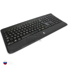 Клавиатура беспроводная Logitech Wireless Illuminated Keyboard K800 Чёрная