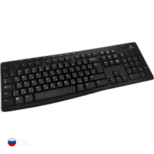 Клавиатура беспроводная Logitech K270 Wireless Keyboard Чёрная