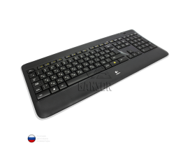 Клавиатура беспроводная Logitech Wireless Illuminated Keyboard K800 Чёрная