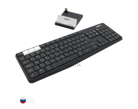 Клавиатура беспроводная Logitech K375s Multi-Device Keyboard [920-008184] Чёрная