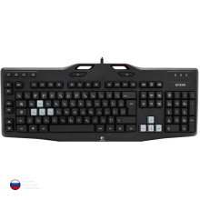 Клавиатура игровая Logitech G105 Gaming Keyboard G-package [920-005056] Чёрная
