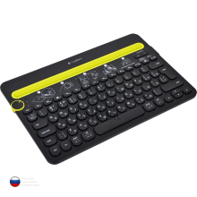 Клавиатура беспроводная Logitech K480 Multi-Device Keyboard [920-006368] Чёрная