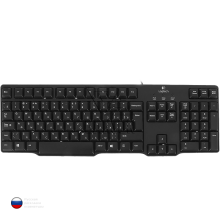 Клавиатура Logitech K100 PS/2 Чёрная