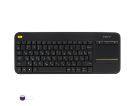 Клавиатура беспроводная Logitech K400 Wireless Touch Plus [920-007147] Чёрная