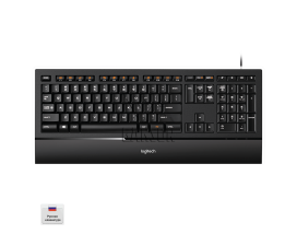 Клавиатура Logitech K740 Illuminated (920-005695) Чёрная