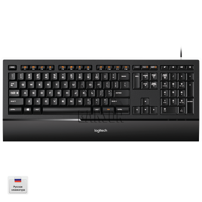 Клавиатура Logitech K740 Illuminated (920-005695) Чёрная