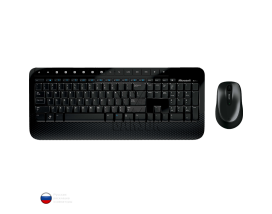 Клавиатура и мышь (беспроводной комплект) Microsoft Wireless Desktop 2000 [M7J-00012] Чёрный