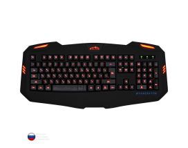 Клавиатура игровая Oklick 730G INTERCEPTOR Чёрная