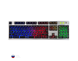 Клавиатура игровая Oklick 770G Iron Force Серая/Чёрная