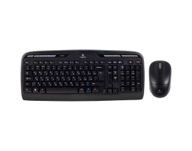 Клавиатура и мышь (беспроводной комплект) Logitech MK330 Чёрный