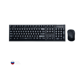 Клавиатура и мышь (беспроводной комплект) Zalman ZM-KM870RF Чёрный