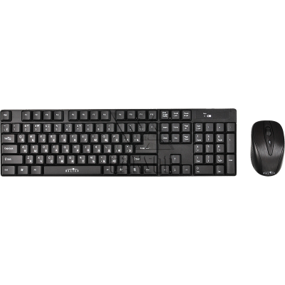 Клавиатура и мышь (беспроводной комплект) Oklick 210M Чёрный